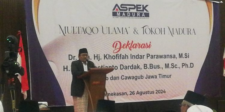 Dengan Semangat Kebersamaan, ASPEK Madura Nyatakan Dukungan untuk Khofifah-Emil