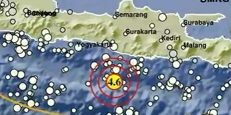 Gempa Kembali Melanda Tanah Air: Magnitudo 4,6 Mengguncang Wilayah Gunungkidul