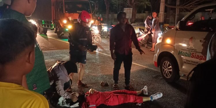Kecelakaan Kembali Terjadi di Bojonegoro, Sepeda Motor Tabrak Truk di Ngemplak