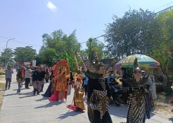 Pawai Budaya Meriahkan Desa Simorejo, Disambut Antusias Warga