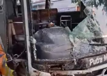 Kecelakaan Maut di Lamongan, Bus Putra Mas Adu Banteng dengan Pick-up Muatan Ikan