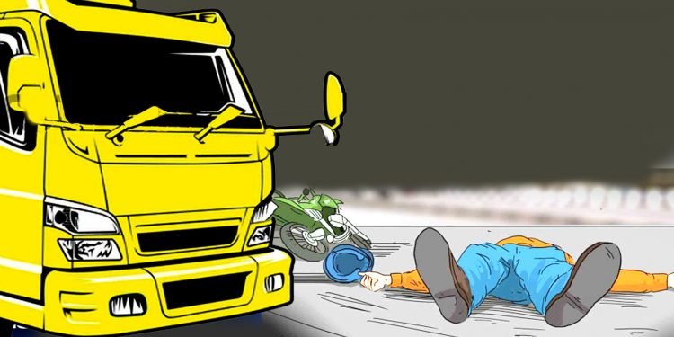 Tragis, Pelajar SMK Tewas Terlindas Truk Trailer di Jalur Nasional Lamongan-Babat