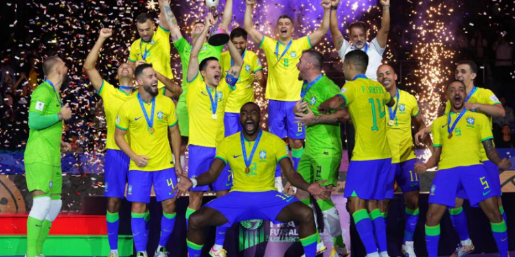 Gelar Keenam Brazil di Piala Dunia Futsal: Tumbangkan Argentina 2-1 di Final Dramatis