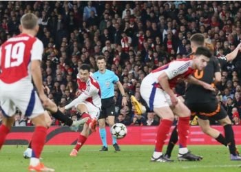 Drama Penalti Gagal, Arsenal Tetap Menang Tipis 1-0 atas Shakhtar