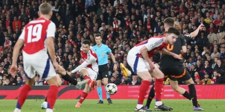 Drama Penalti Gagal, Arsenal Tetap Menang Tipis 1-0 atas Shakhtar
