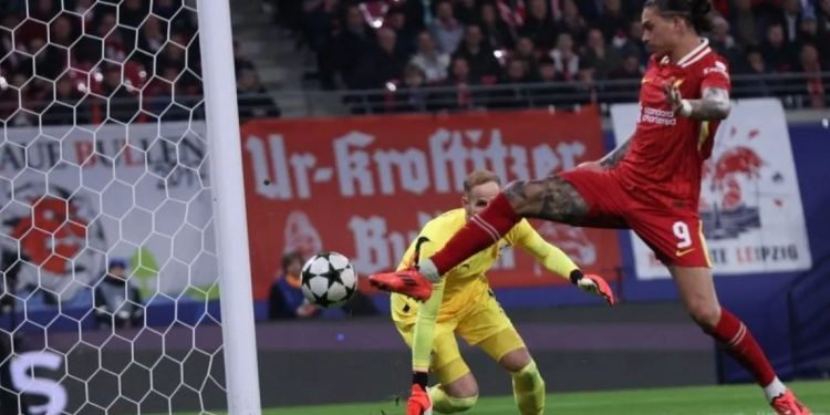 Gol Tunggal Nunez Antar Liverpool Raih Tiga Poin di Markas Leipzig!