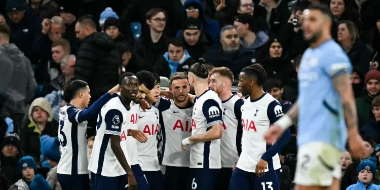Hancur Lebur! Tottenham Gempur Manchester City 4-0 di Etihad