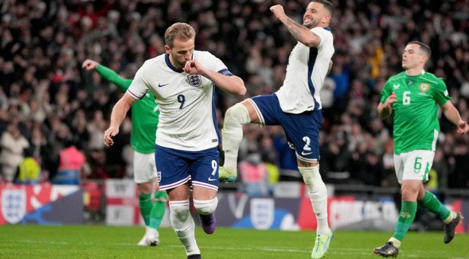 Inggris Gempur Irlandia 5-0, Raih Tiket Promosi ke Liga A Nations League