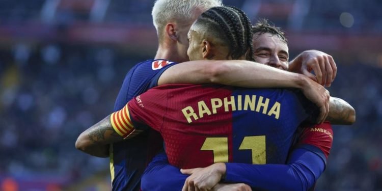 “Barcelona Perkasa di Puncak Klasemen, Espanyol Terbenam Usai Dikalahkan 3-1