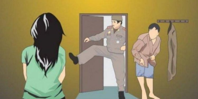 Jaga Ketertiban, Polsek Bojonegoro Gencar Lakukan Razia Pekat, Temukan Pasangan Ilegal dan Jerigen Miras