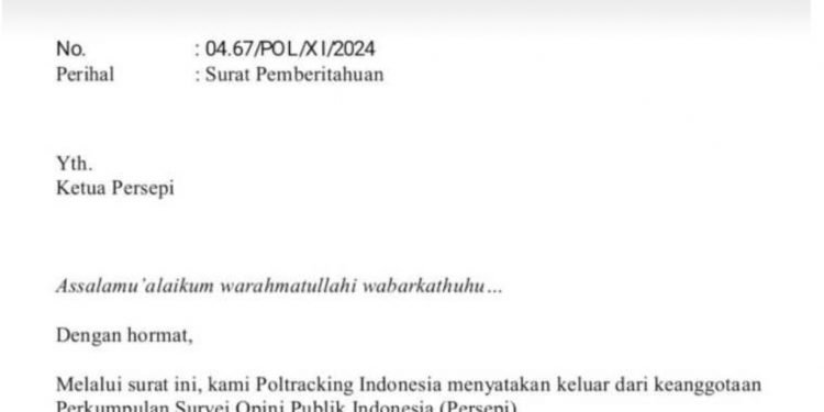 Kredibilitas Dipertanyakan:  Survei Pilkada Jakarta dan Bojonegoro Memicu Polemik, Poltracking Indonesia Undur Diri dari Persepi
