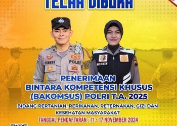 POLRI Buka Bintara BAKOMSUS Ketahanan Pangan, POLTANA Mapena Siap Dukung Melalui Lulusan Diploma III Bidang Pertanian