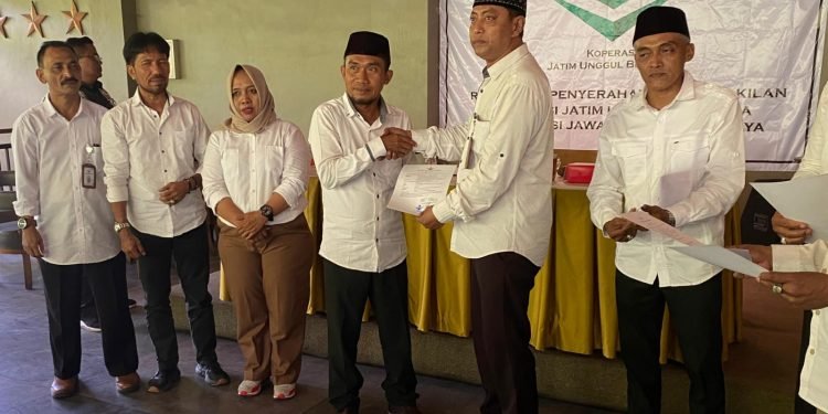 Mahfud Efendi Resmi Dilantik sebagai Kepala Koperasi Jatim Unggul Bersama Perwakilan Ngawi