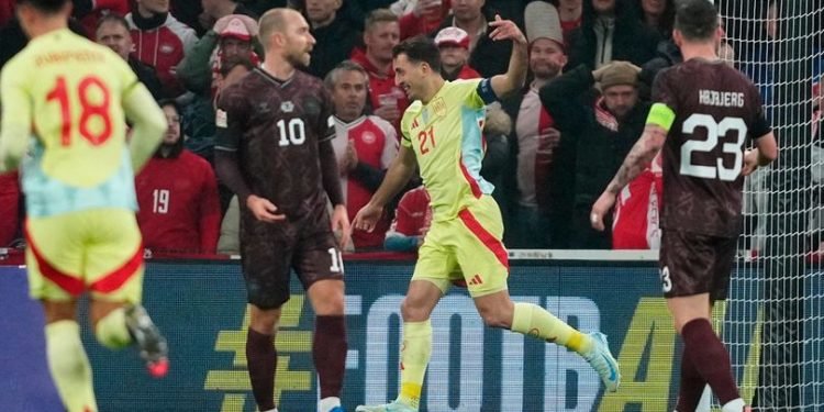Spanyol Berjaya di Copenhagen, Denmark Tertahan di Posisi Kedua