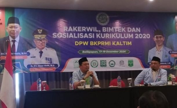 Bendum DPP BKPRMI Dorong Realisasi Kemandirian Organisasi di Rakerwil DPW BKPRMI KALTIM