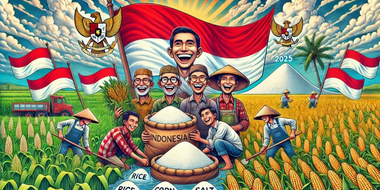 Stop Impor Beras & Garam! 2025 Jadi Tonggak Kemandirian Indonesia