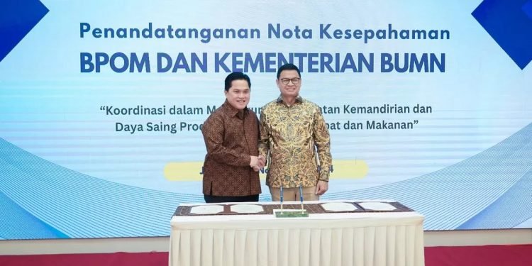 Capaian 100 Hari Kerja: Menteri BUMN Gandeng Kementerian UMKM, PKP, dan BPOM