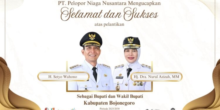 Selamat! Setyo Wahono-Nurul Azizah Resmi Dilantik sebagai Bupati dan Wakil Bupati Bojonegoro