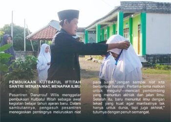 Khidmat! Kutbatul Iftitah Tandai Awal Tahun Ajaran Darurrouf Wilis