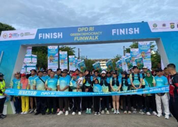 DPP BKPRMI Hadiri Green Democracy Fun Walk dan Penanaman Pohon Langka dalam Peringatan HUT ke-21 DPD RI