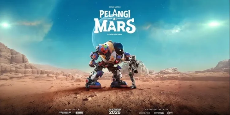 pelangi di mars