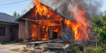 terbakar