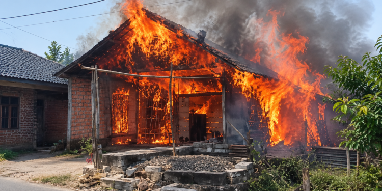 terbakar