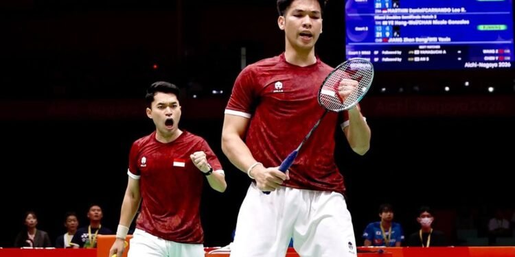 Leo/Daniel Tumbangkan China dan Bawa Emas Asian Games 2026