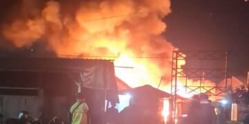 kebakaran pasar cukir